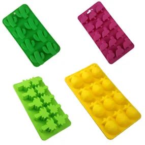 10pcs Silicone Mold Silicone Ice Tray Pineapple Chocolate Mold DIY Baking Mold