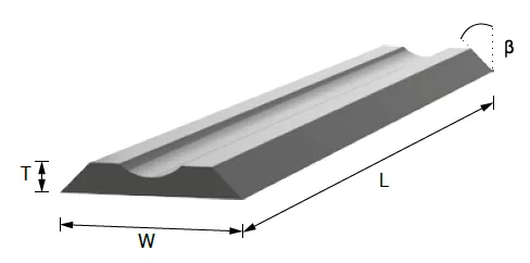 130x14.1x2.56 Terminus Quick Change Knife -BOX OF 10