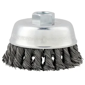 3-1/2 in. Carbon Steel Knot Wire Cup Brush