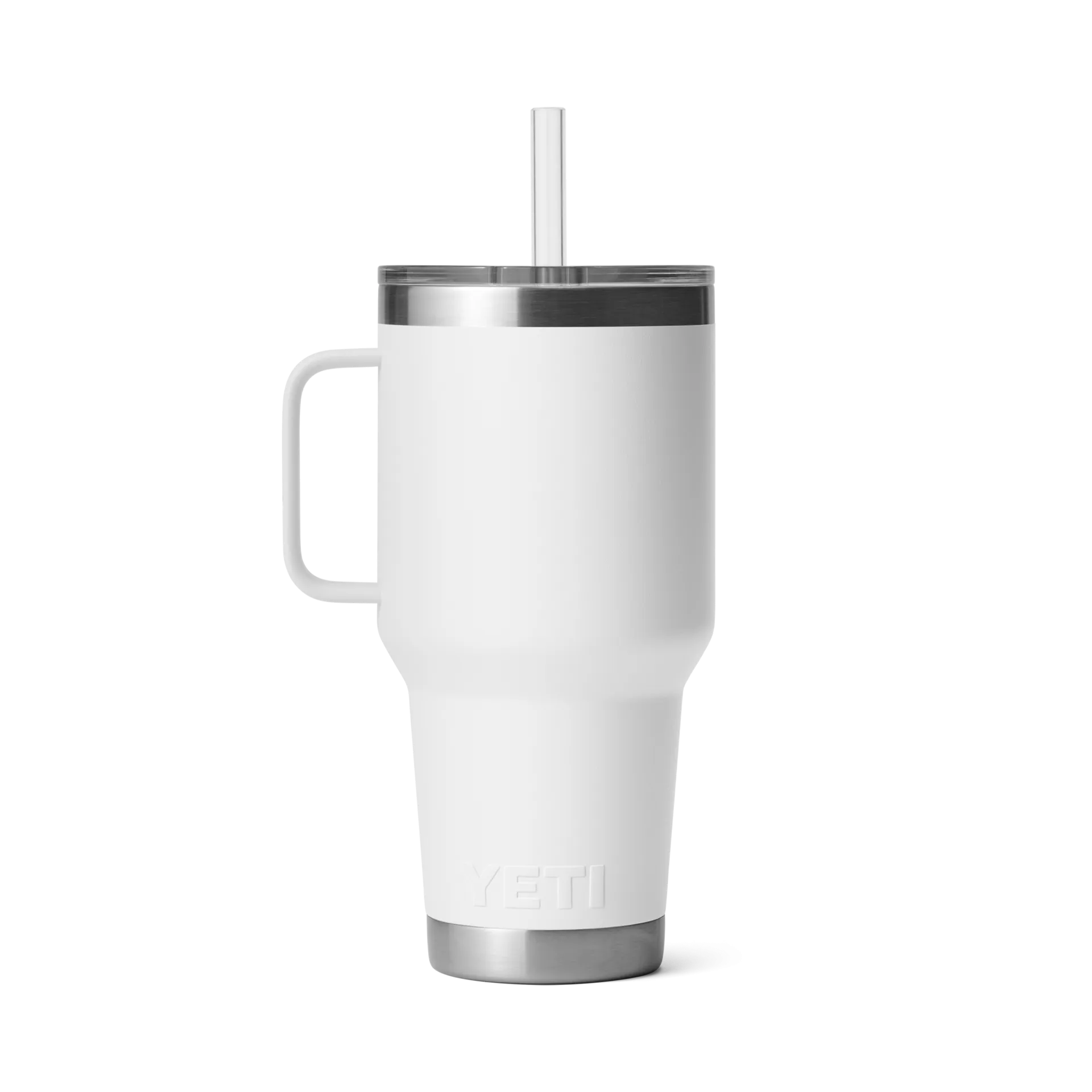 35 oz. / 1L Straw Mug w/ Straw Lid - White