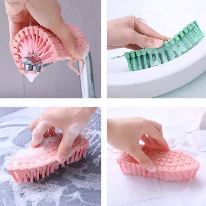 360˚ Degree Flexible Corner Cleaning Brush, Kitchen Sink Brush, Bendable Bristle Brush, Wall Ceramic Tile Floor Cleaning Brush