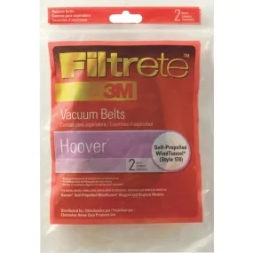 3M Filtrete Hoover Type 170 WindTunnel Vacuum Cleaner Belt (2-Pack)