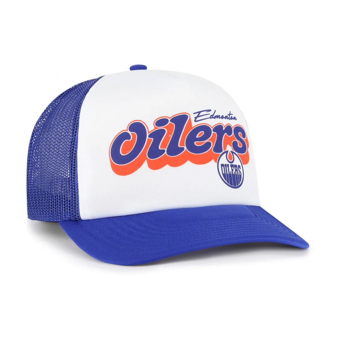 '47 Brand Men's NHL Edmonton Oilers Vibes Foam Trucker Cap