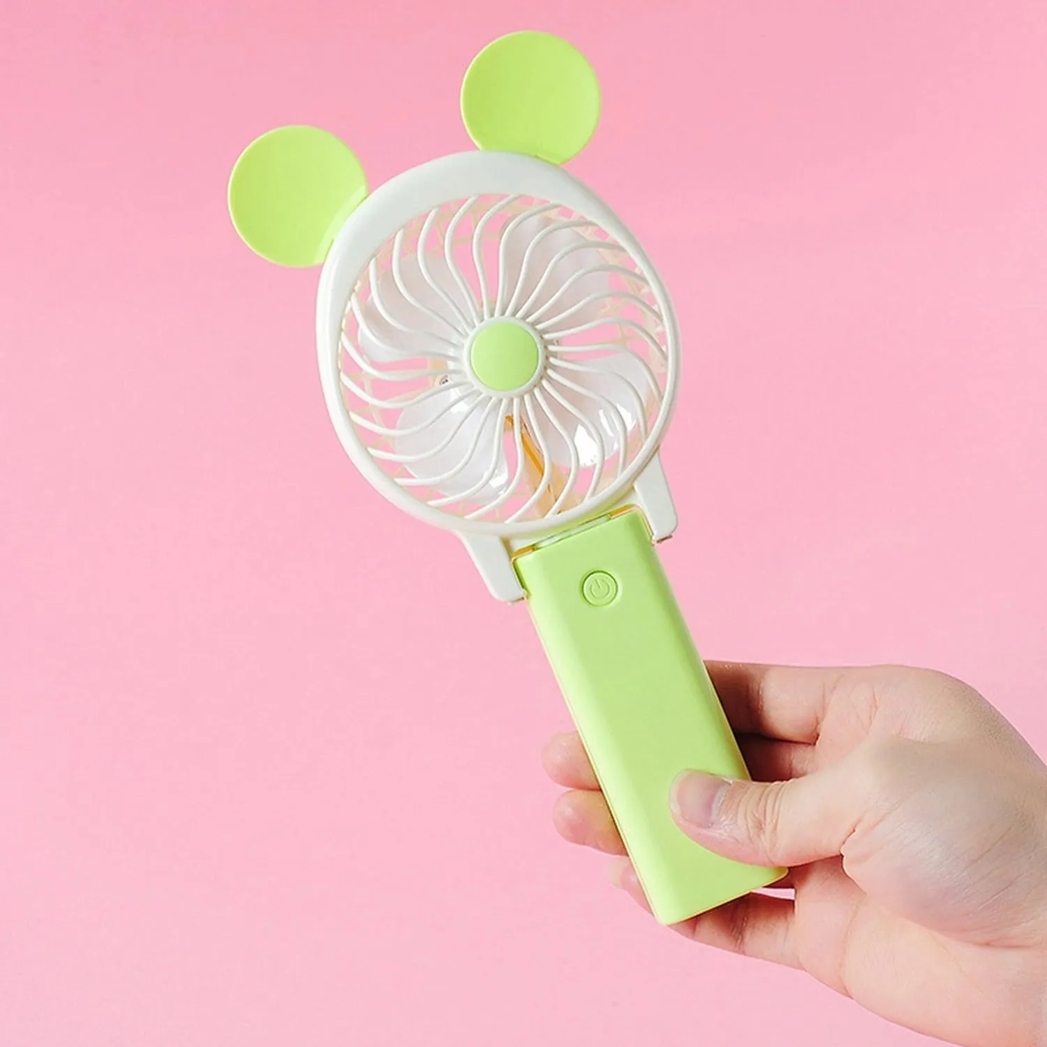 4765 Mini Cartoon Style Fan used in all kinds of places including household and many more for producing fresh air purposes.(Battery Not Include)