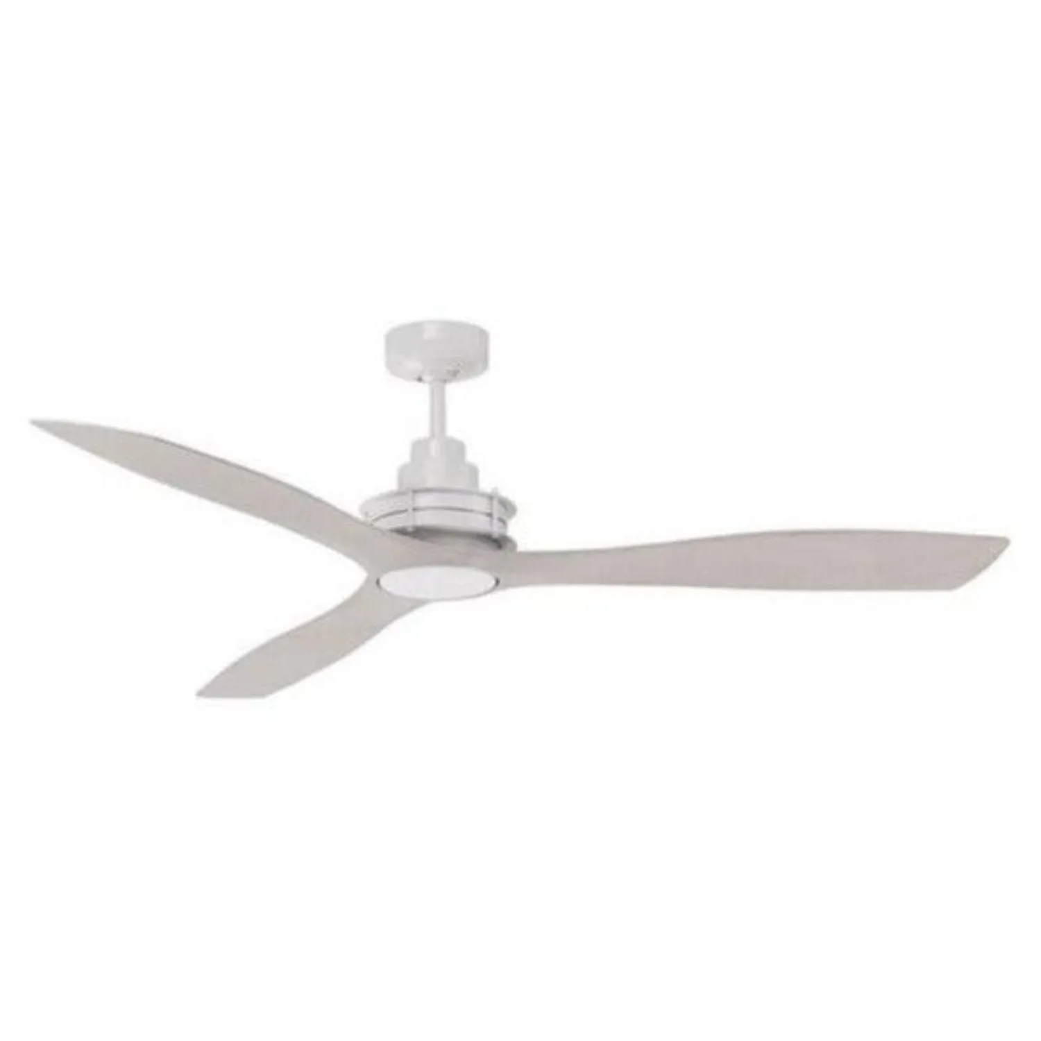 56" Clarence AC Ceiling Fan Brushed Chrome, Oil Rubbed Bronze, White FC760143 Mercator Lighting