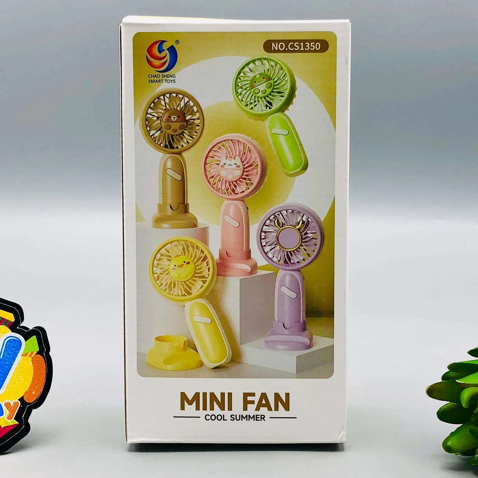 6* Inches Mini Rechargeable Cool Summer Fan