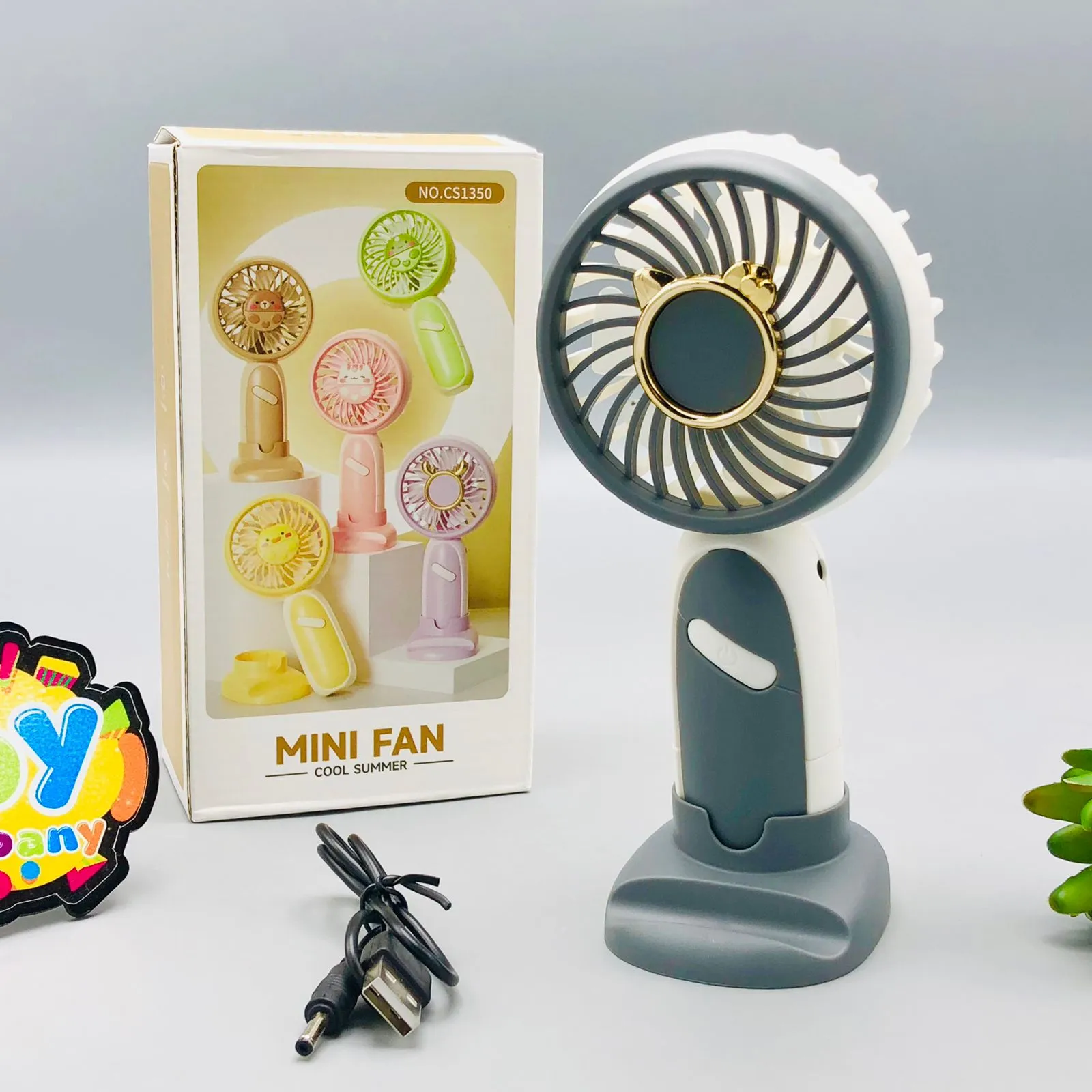 6* Inches Mini Rechargeable Cool Summer Fan