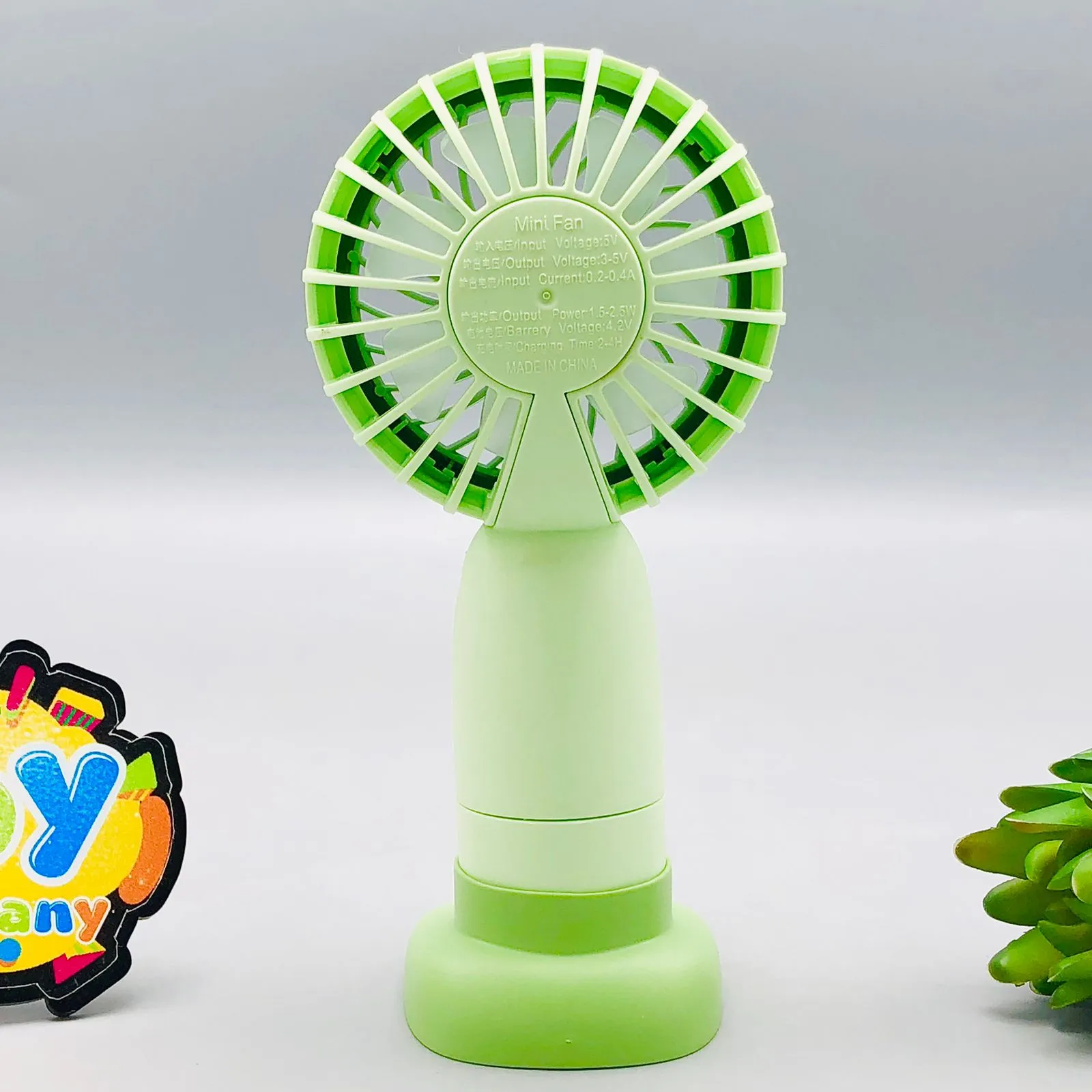 6* Inches Mini Rechargeable Cool Summer Fan