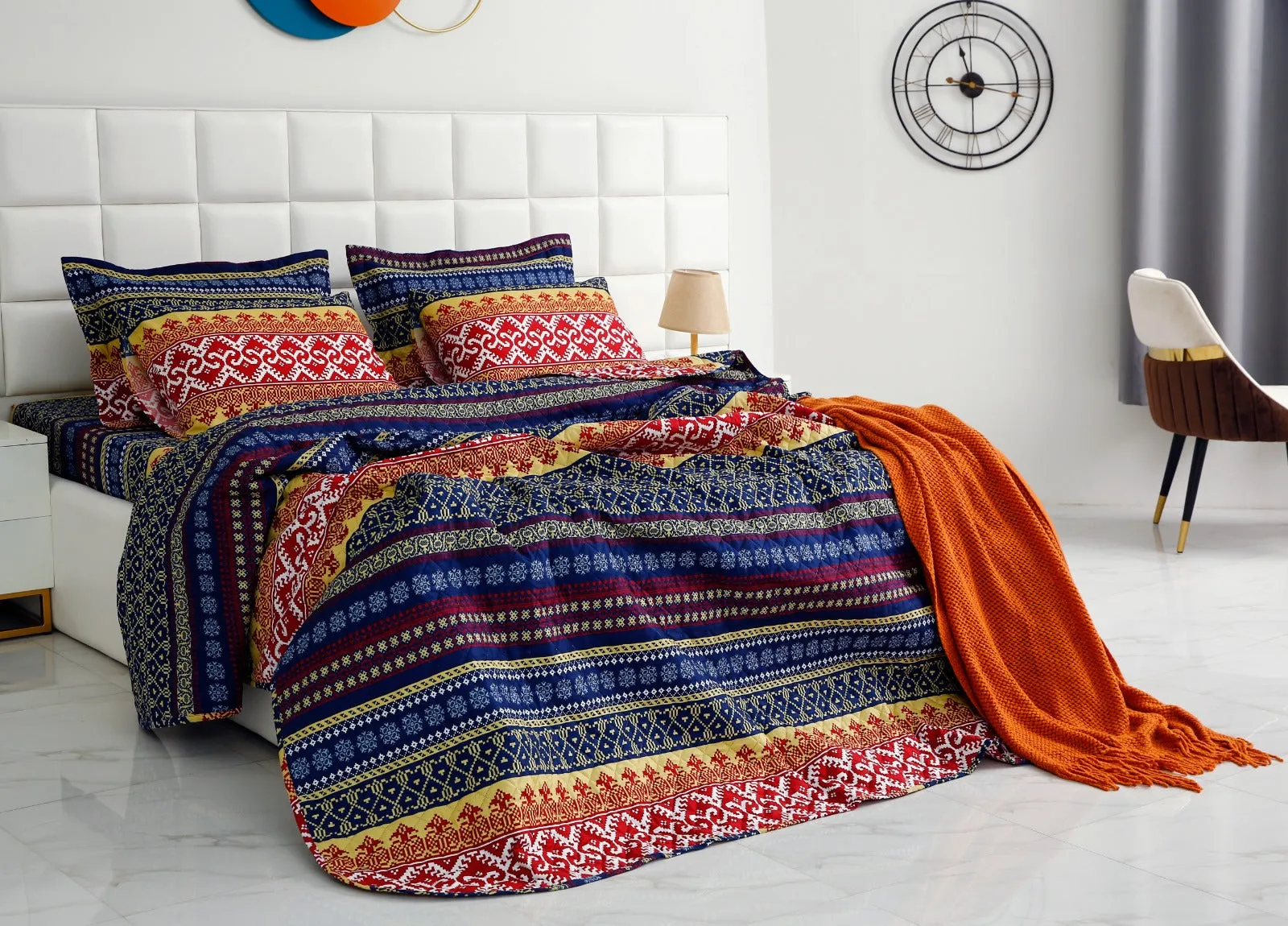 6 PCs Bed Spread Set-Express