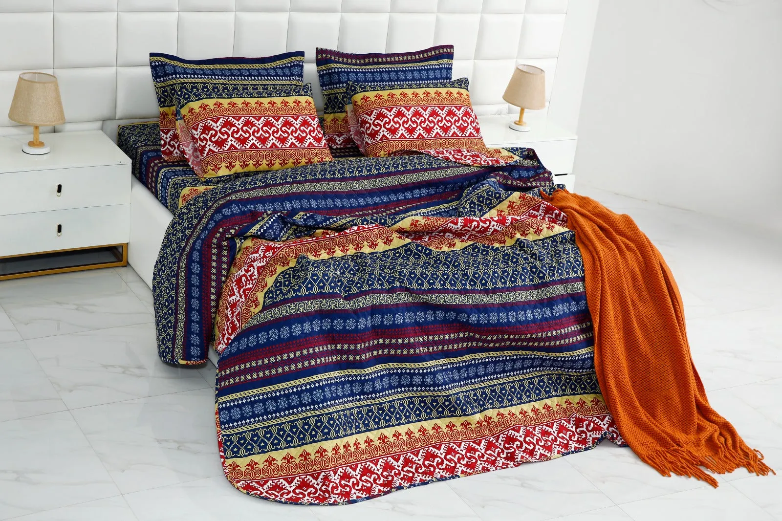 6 PCs Bed Spread Set-Express