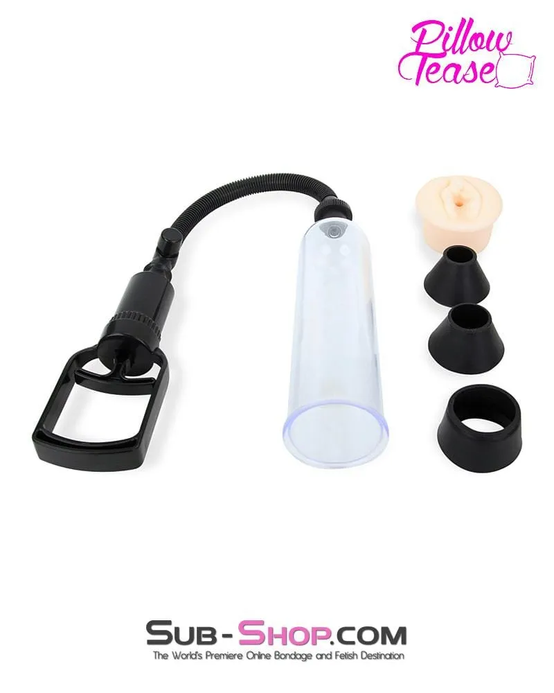 6866M      Erection Enhancer Penis Pump with Real Feel Pussy Sleeve - LAST CHANCE - Final Closeout!