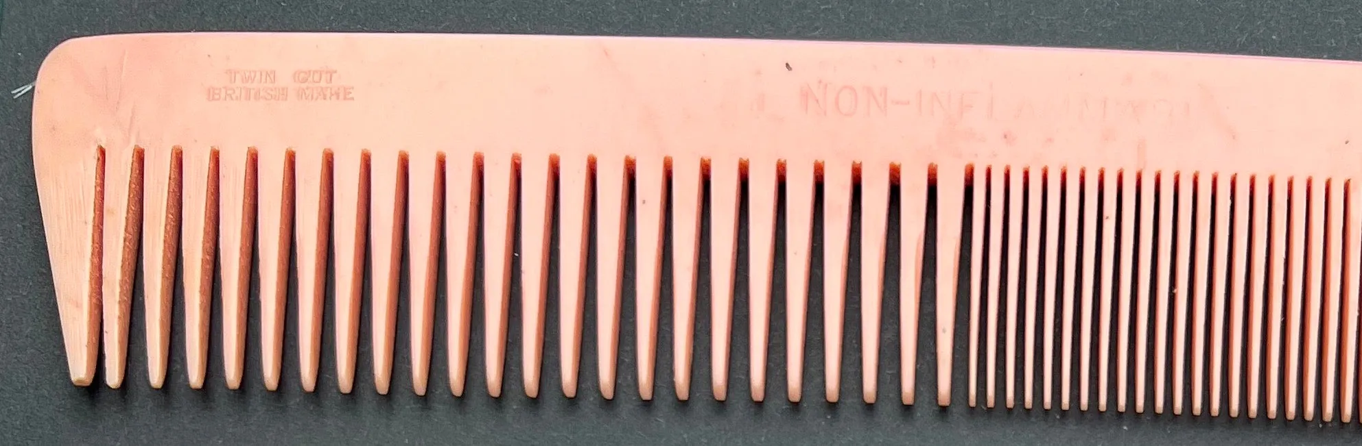 7 1920s to 1960s Unused Pink Combs