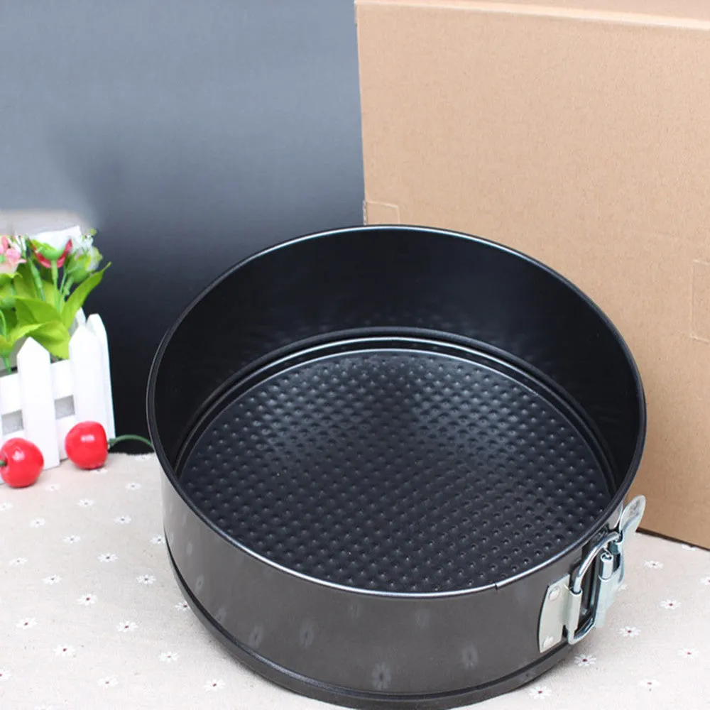 7 Inch Kitchen Tools Bakeware Baking Pans Cake mold Small Round baking dish Heavy Carbon Non-stick Slipknot Removable Base Tray