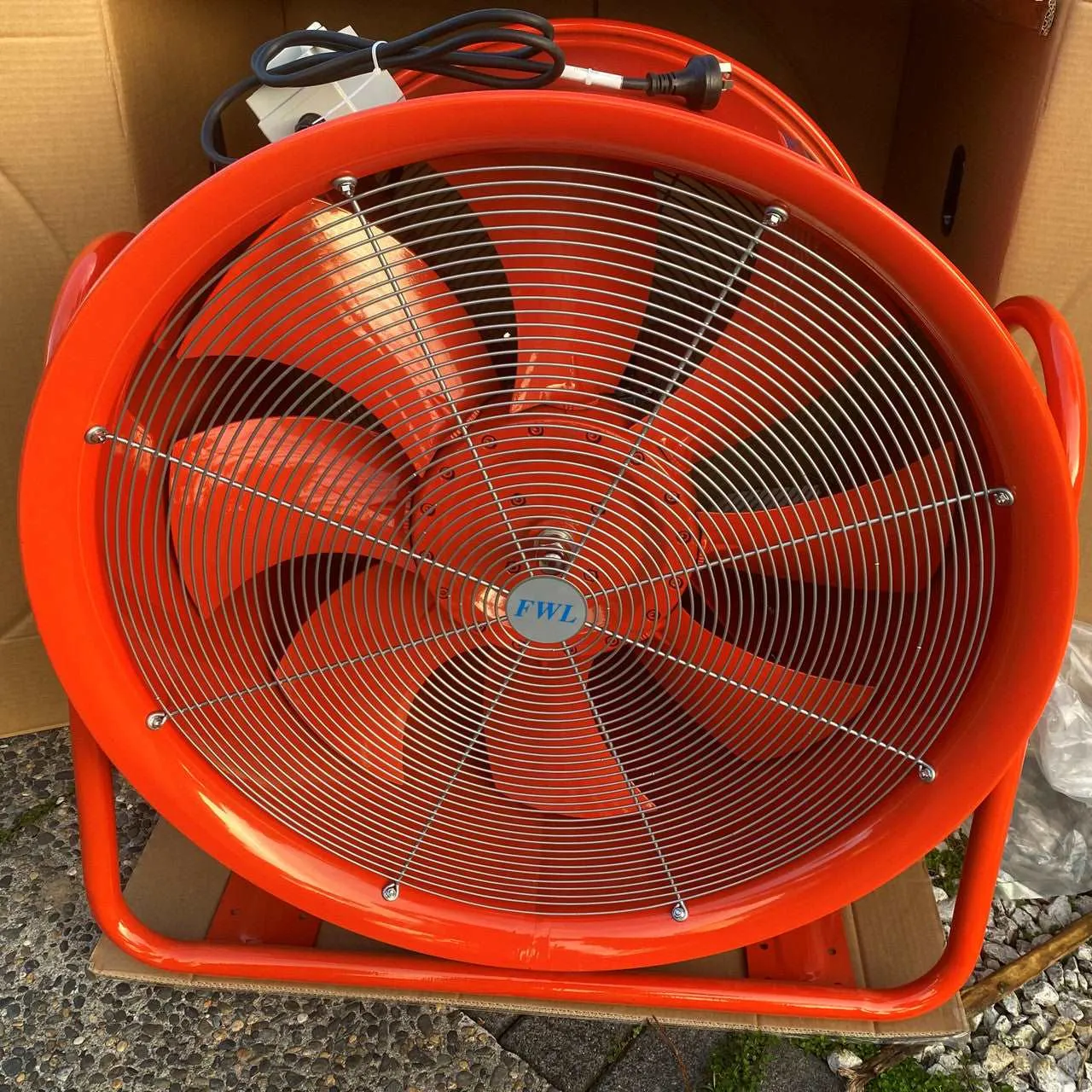 700mm Air Flo Portable Dual Function Ventilation Fan - Serious Amount Of Air In Or Out