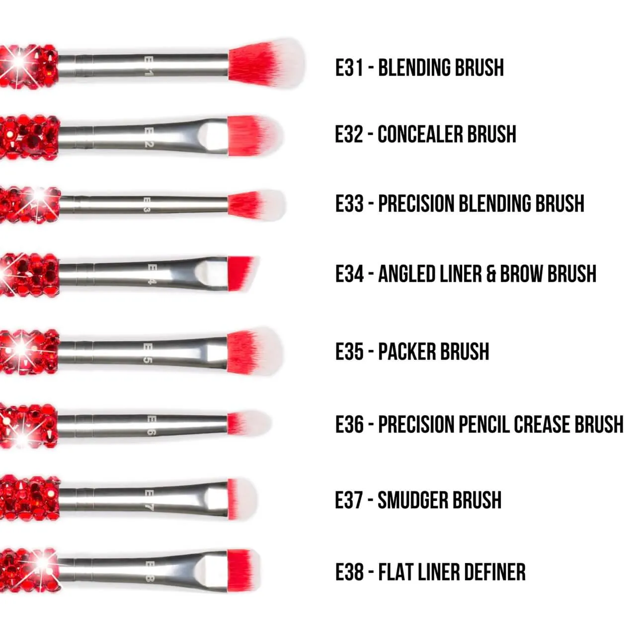 8-Piece Blinged Brushes x Allie Dawson Eye Brush Set