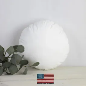 9" | Round Pillows Insert | Indoor Outdoor Hypoallergenic Polyester Pillow Insert | Quality Insert | Round Pillow Form | Round Pillow