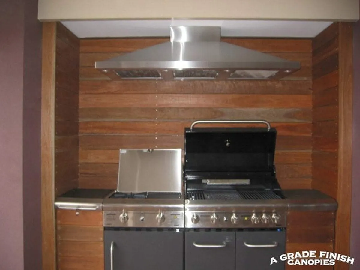 A Grade Finish Canopies 1500 Professional Rangehood