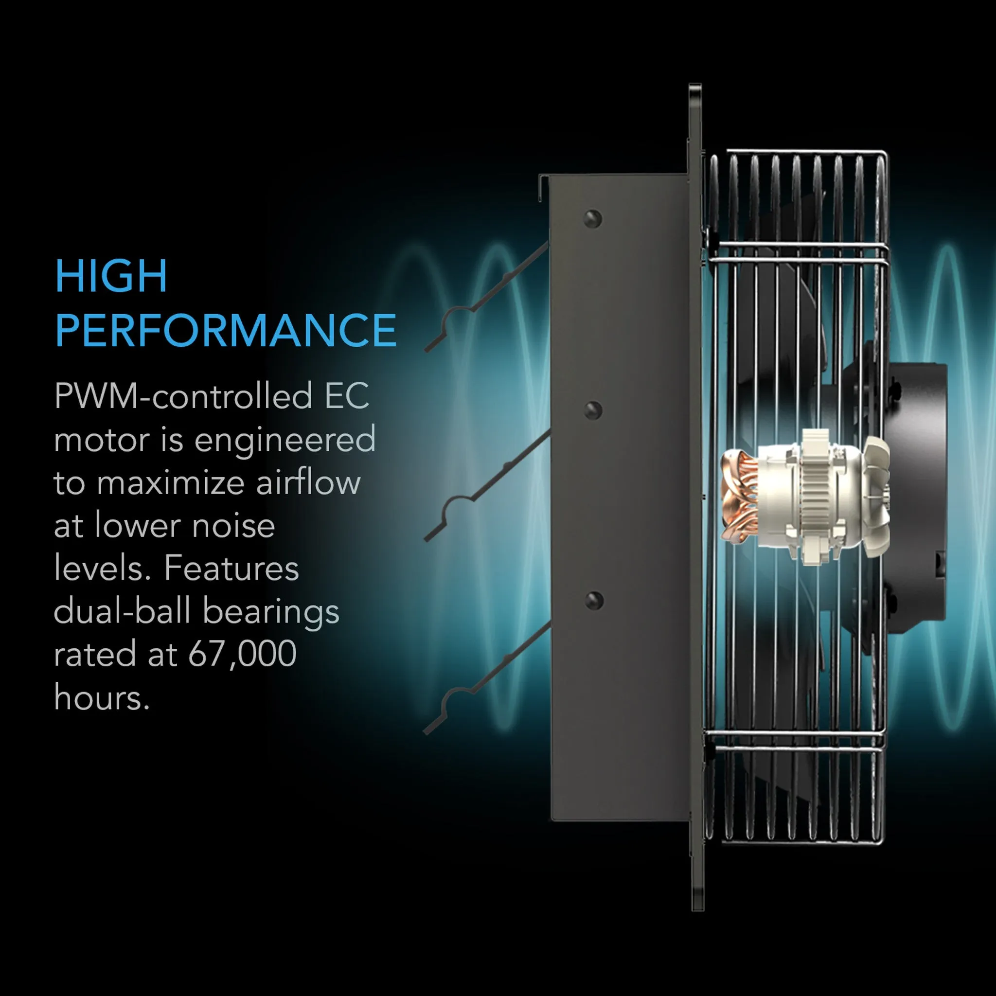 AC Infinity AIRLIFT T10, Shutter Exhaust Ventilation Fan 10”, Temperature Humidity Controller