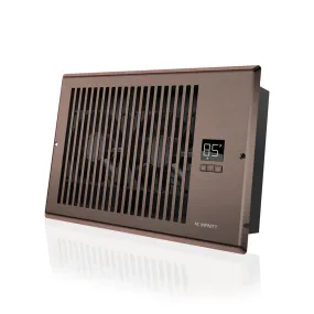 AC Infinity AIRTAP T6, Quiet Register Booster Fan System, Bronze, for 6” X 10” Registers