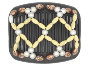 African Butterfly Hair Comb - Ndalena Black 102