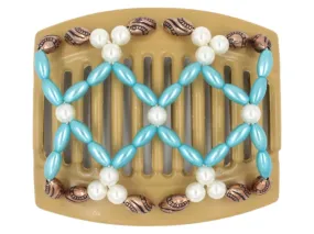 African Butterfly Thick Hair Comb - Ndalena Blonde 91