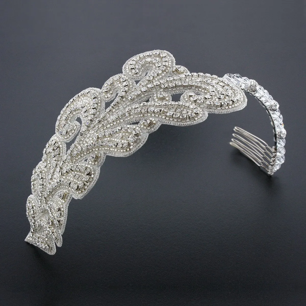 Art Nouveau Crystal Headband