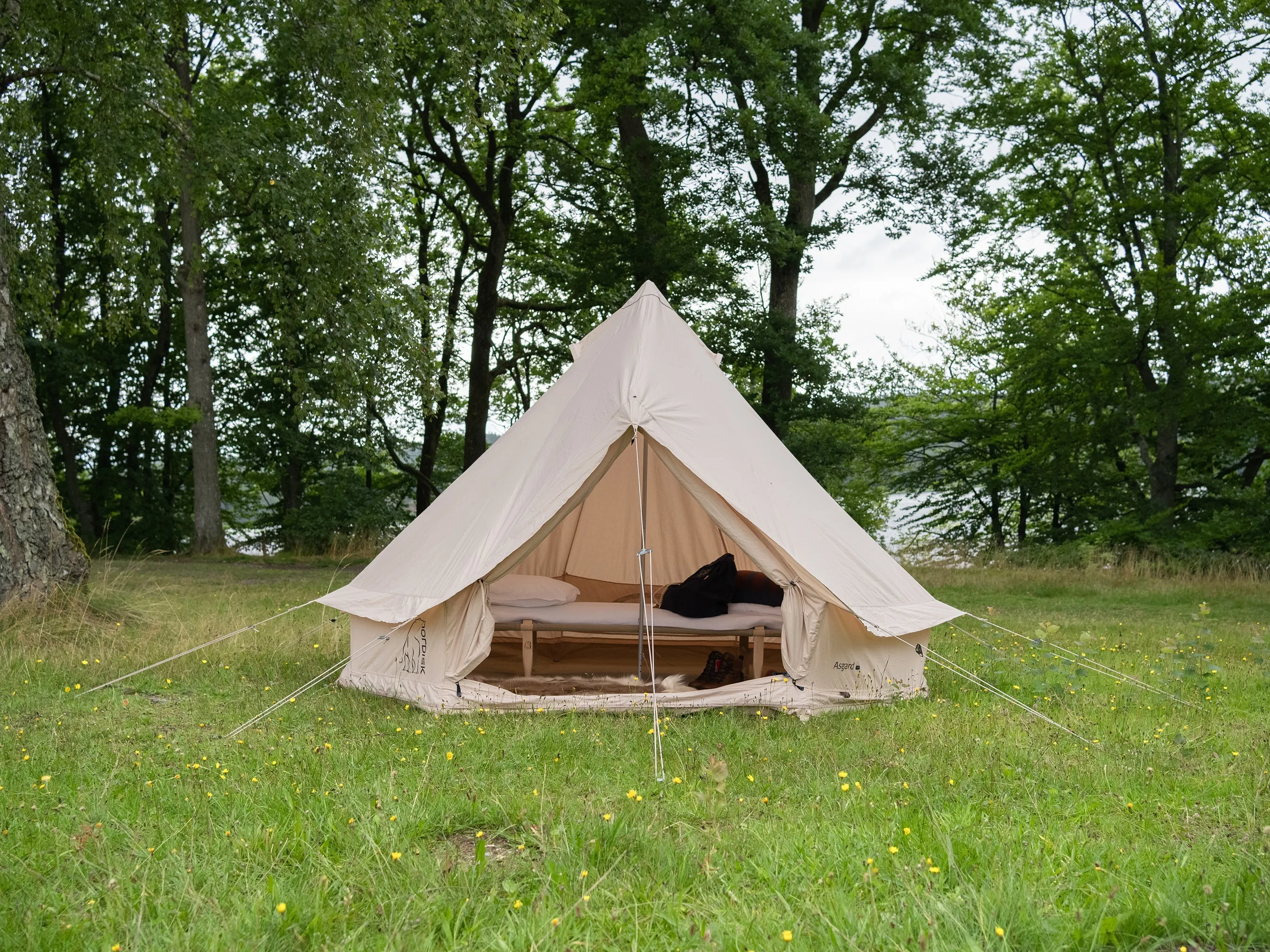 Asgard 7.1 m² glamping tent - 3 person - Natural