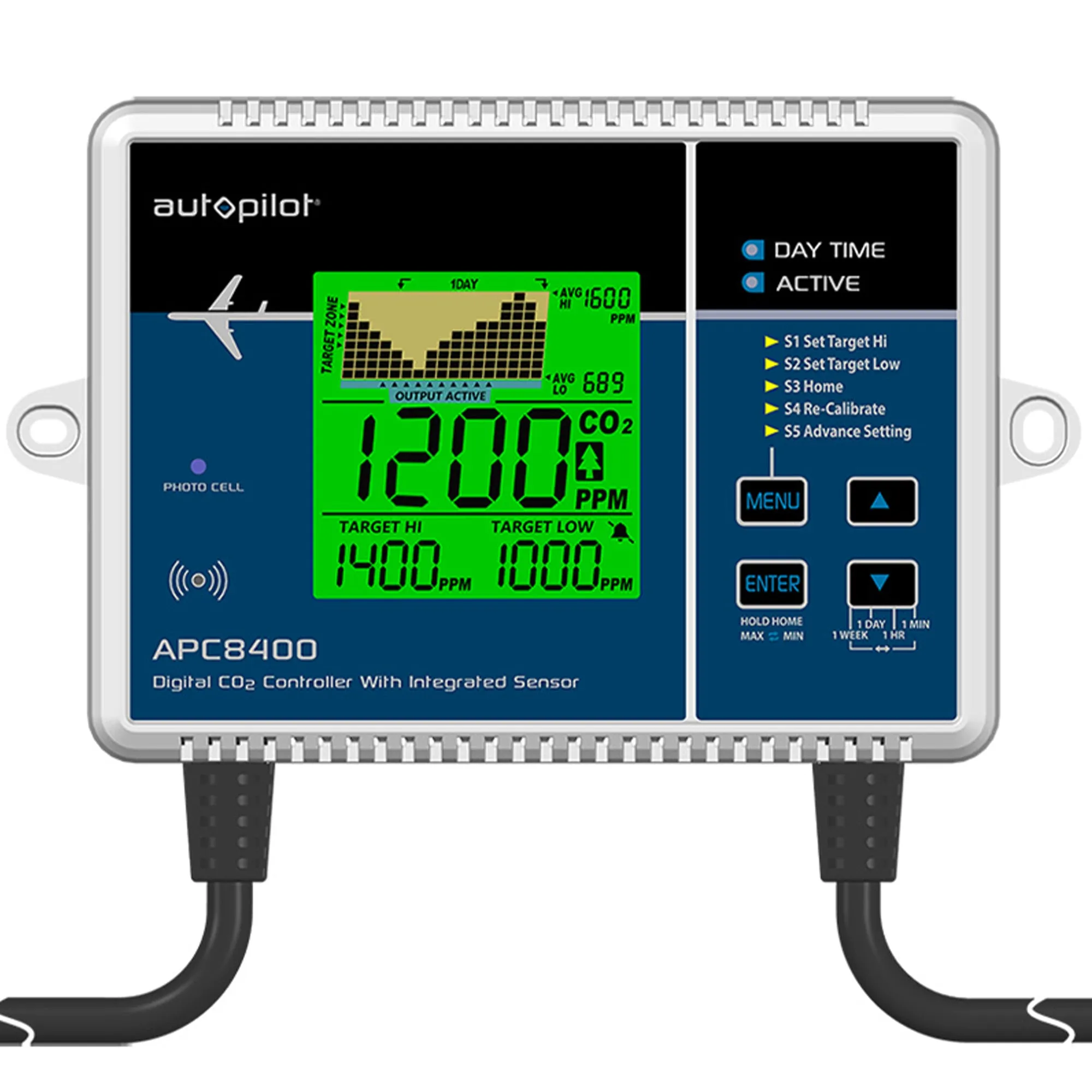 Autopilot Digital CO2 Level Controller w/Integrated Sensor & Power Cord (Used)