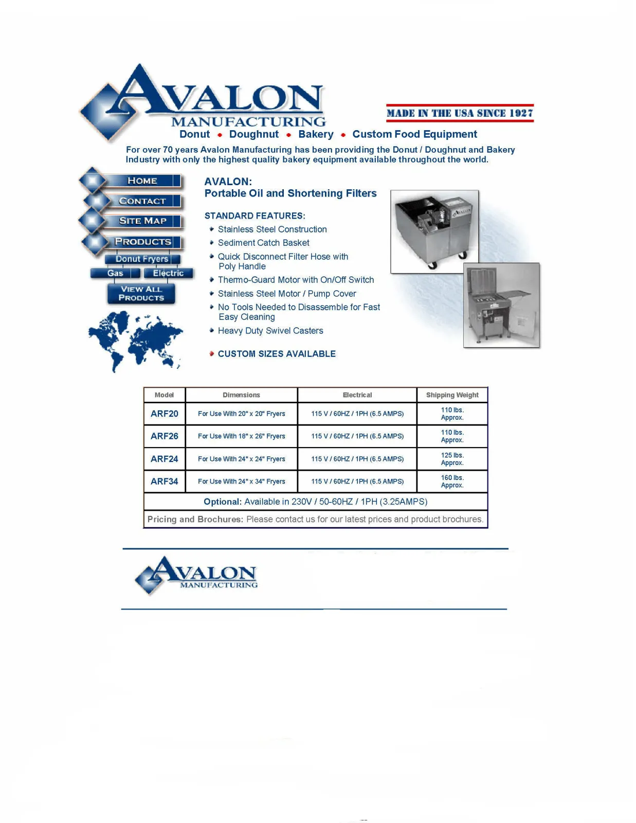 Avalon Filter Filtration Envelopes (FP1418E-26) for Model ARF26