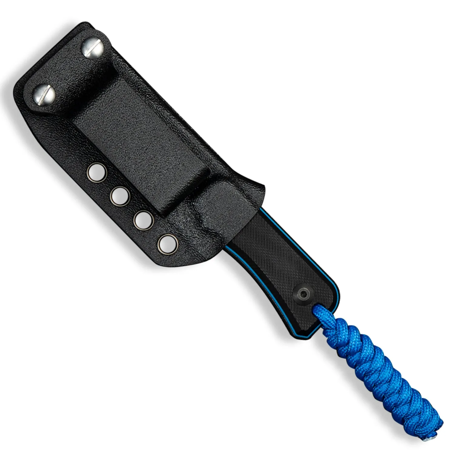 Baby Banter Fixed Blade Knife - Black/Blue G10 - Nitro-V