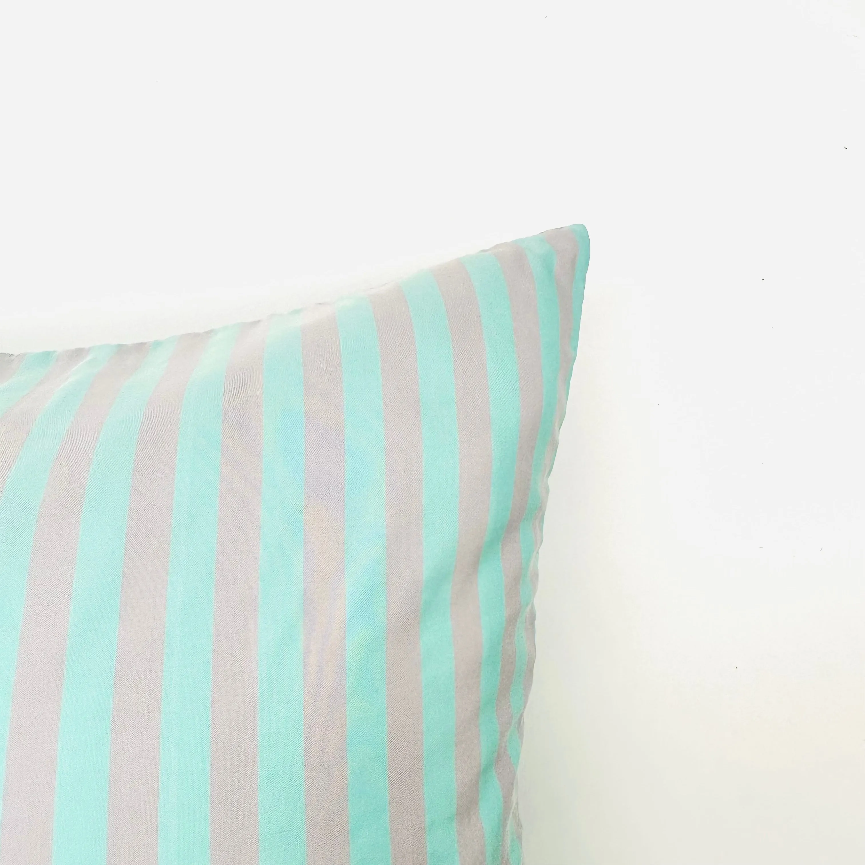 Baby Blue Stripe Throw Pillow Cover 22x22