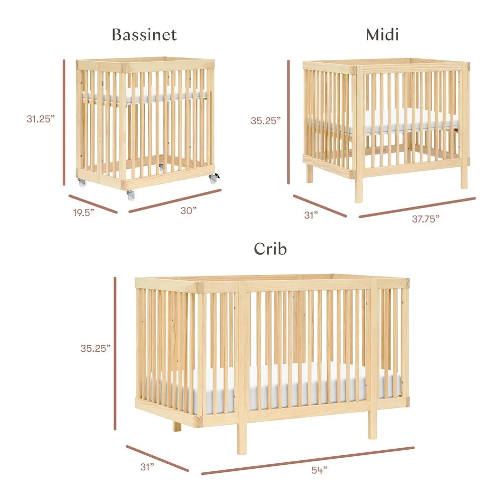 Babyletto Pogo 8-in-1 Convertible Crib with All-Stages Conversion Kits