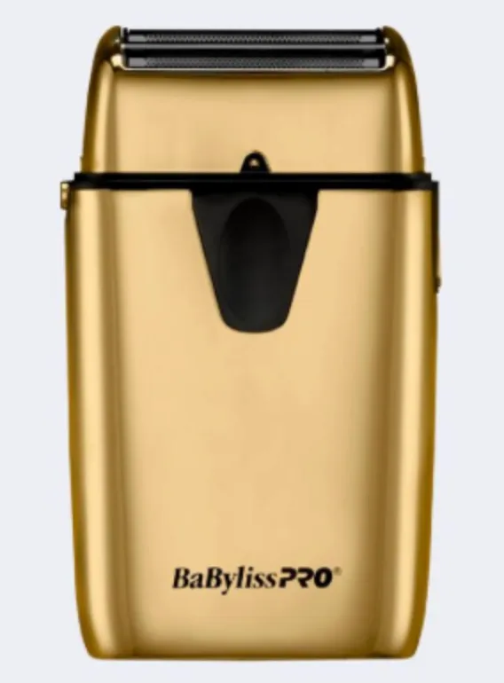 BaBylissPRO UV-Disinfecting Gold Double-Foil Shaver- kills 99.9% of bacteria – FXLFS2G