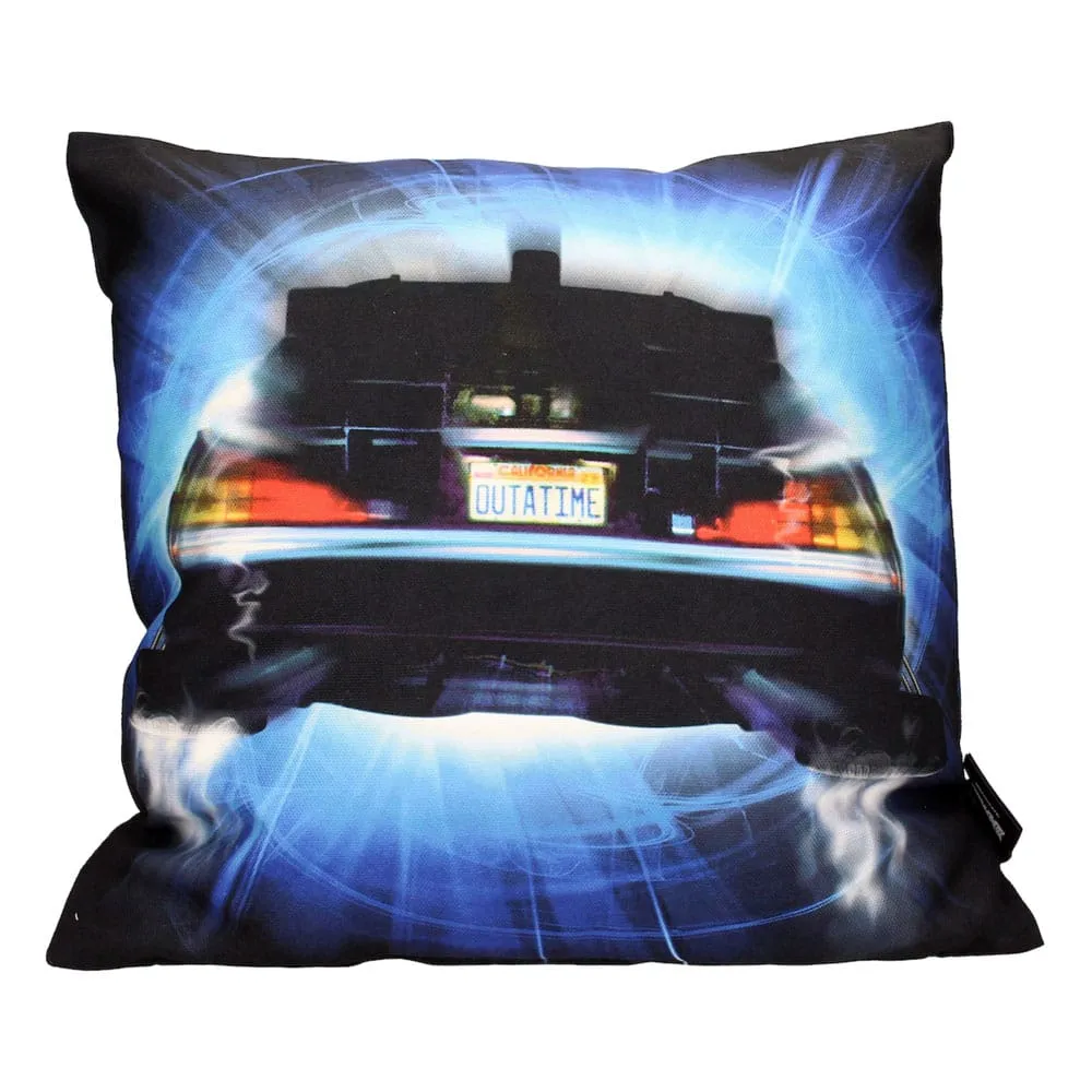 Back To The Future Pillow Delorean Roads 45 Cm