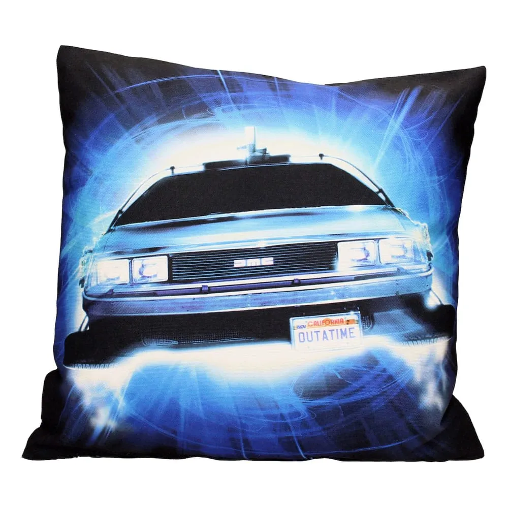 Back To The Future Pillow Delorean Roads 45 Cm