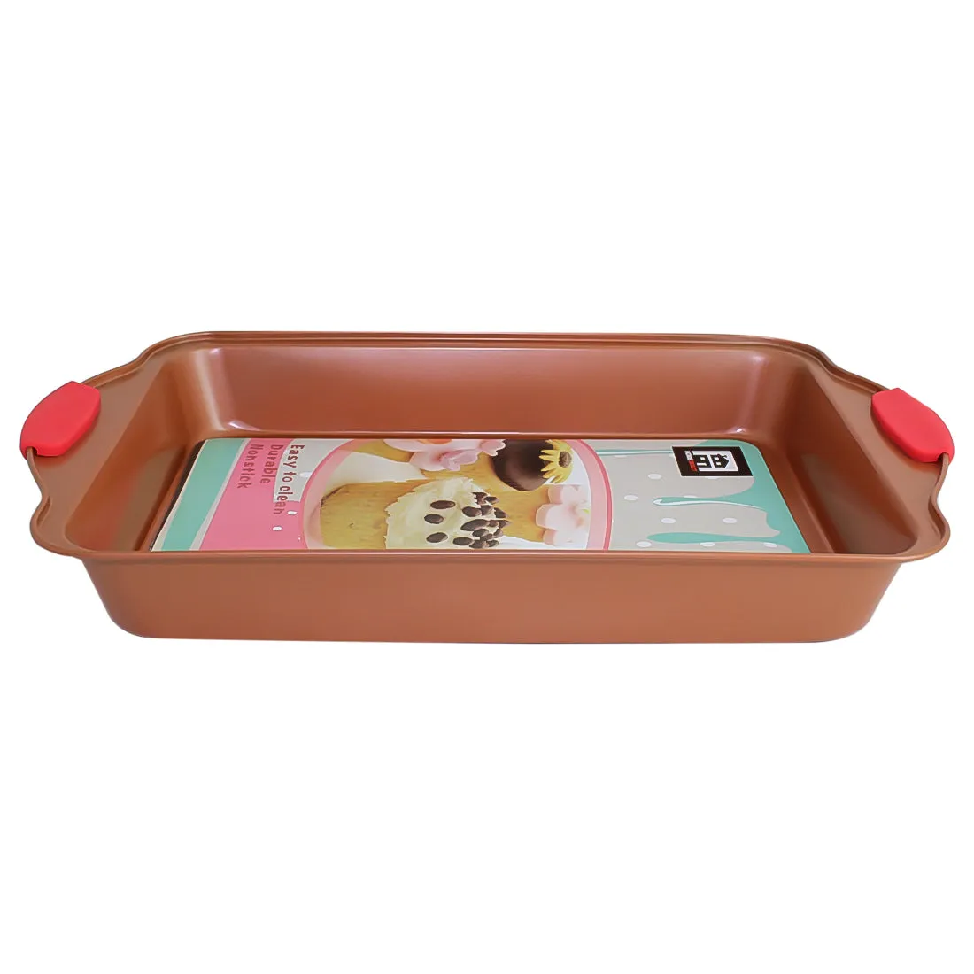 Baking Pan Loaf Cake Tray Non-Stick Copper XBAK338