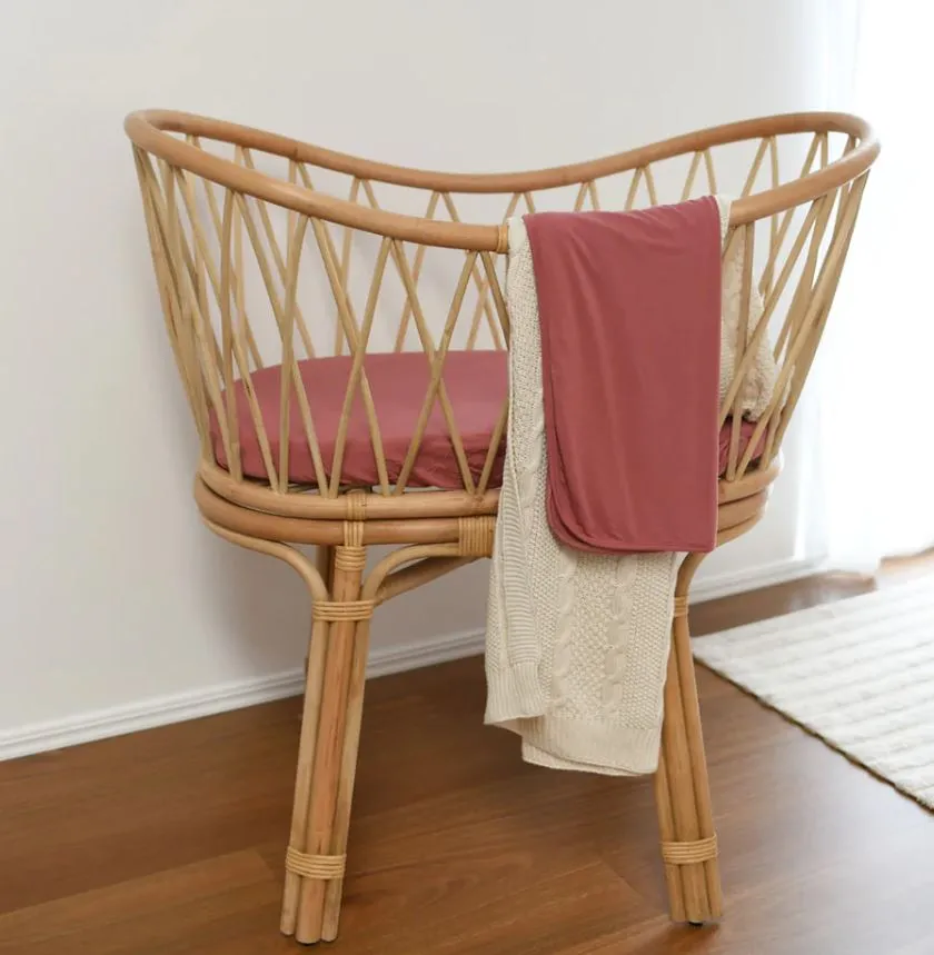 Bamboo Jersey Bassinet Sheet