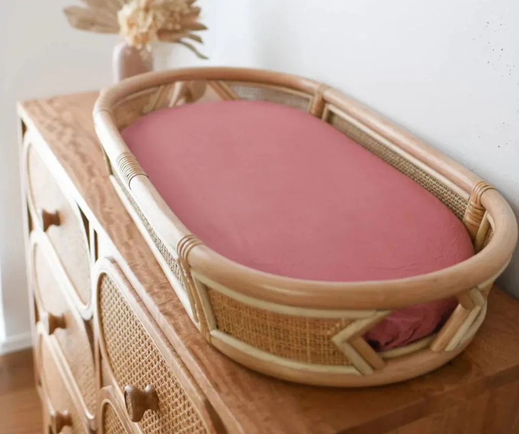 Bamboo Jersey Bassinet Sheet