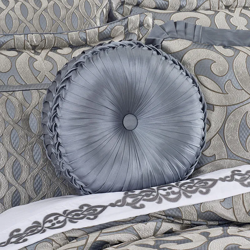 Barocco Tufted Round Decorative Throw Pillow