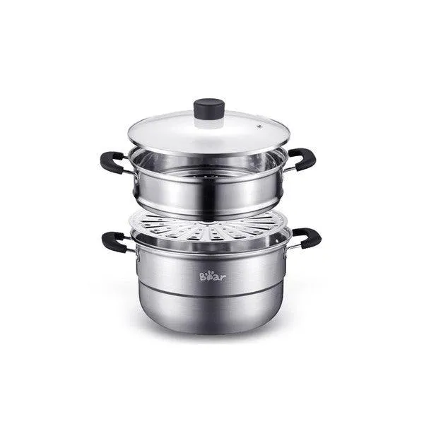 Bear Steamer CP-G0021-S01,26cm, 2 layers, stainless steel