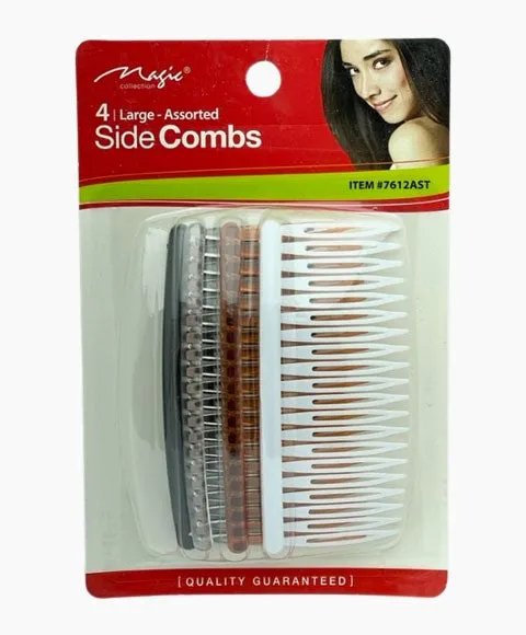 Bee Sales Magic Collection Side Combs 7612 Assorted