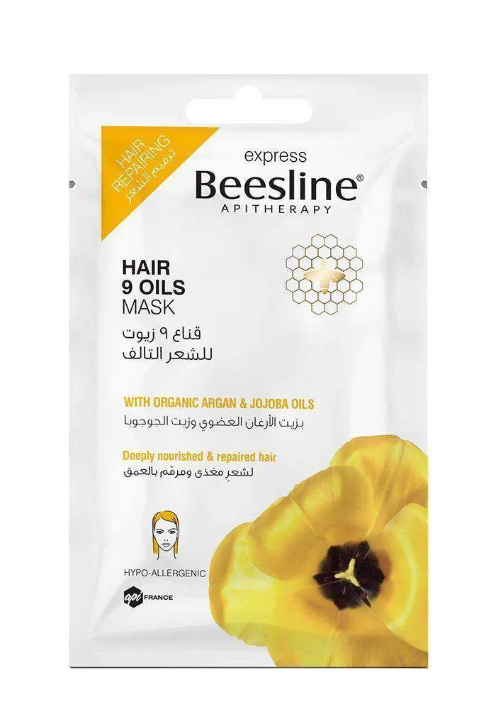 Beesline Express 9 Hair Oils Masks