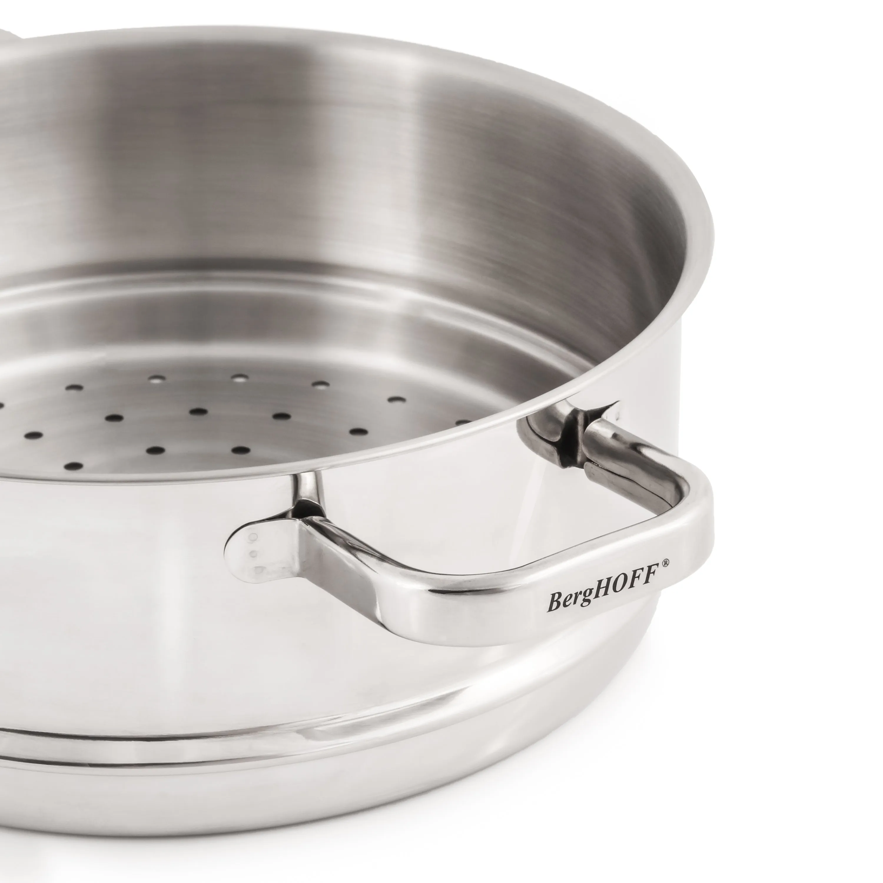 BergHOFF Belly Shape 18/10 Stainless Steel 9.5" Steamer