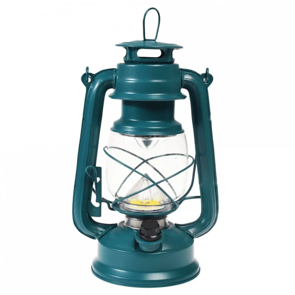 Blue LED Hurricane Lantern