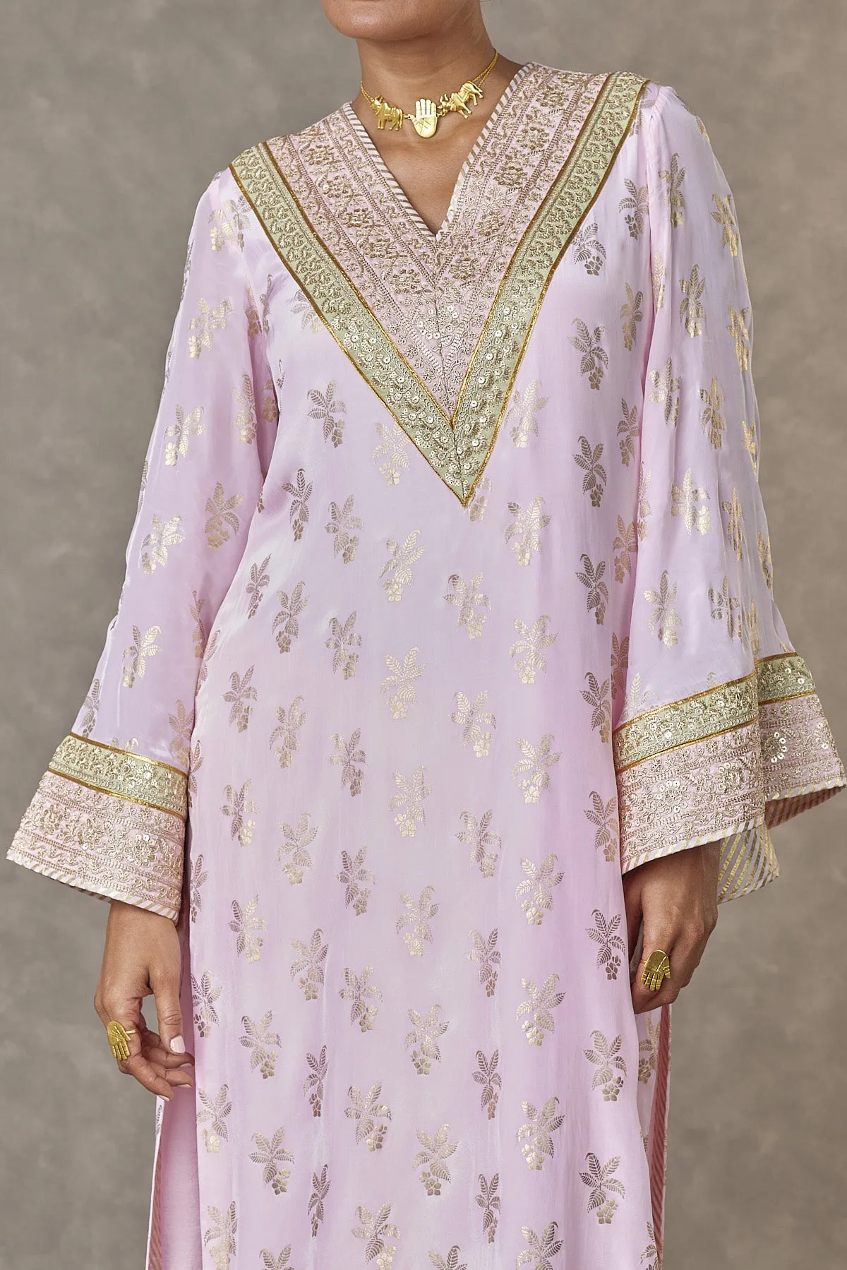 Blush Cherrybloom Kurta