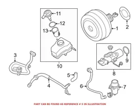 BMW Brake Vacuum Hose 11617838382