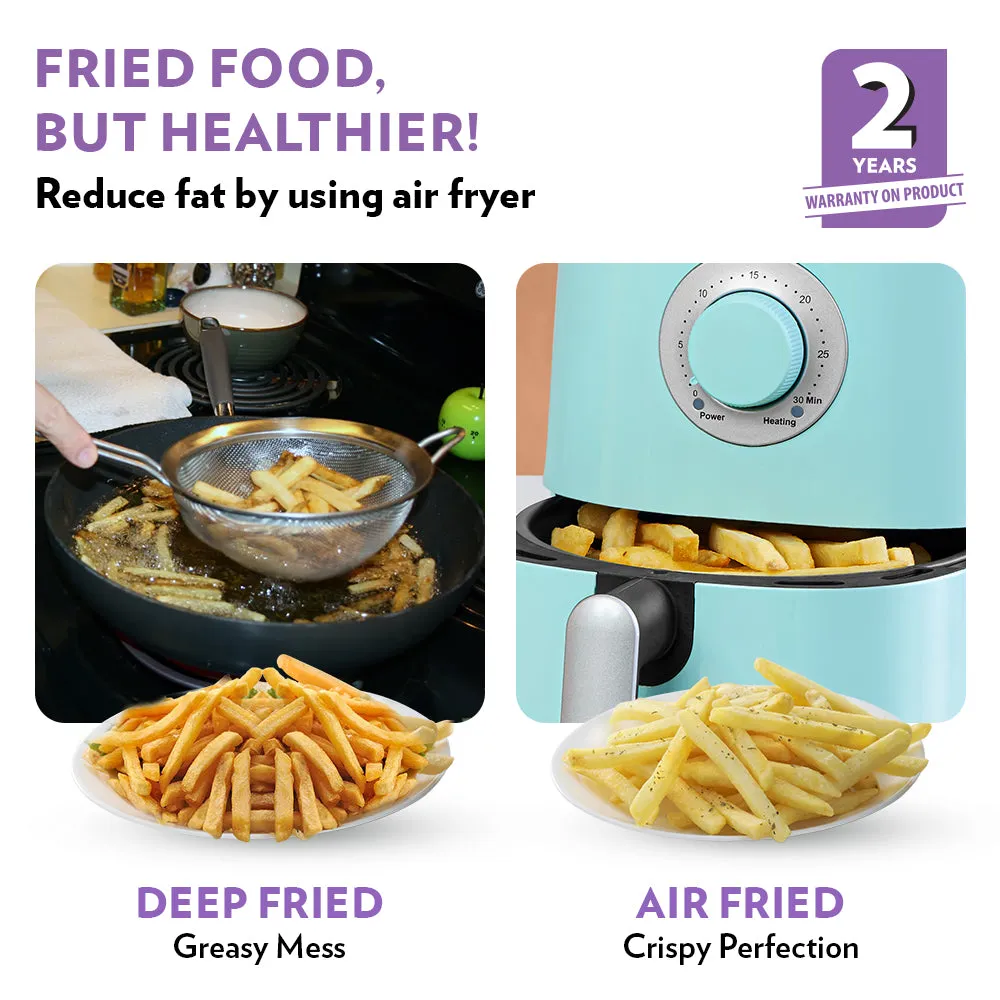 Borosil Best 1.2L Air Fryer - Blue