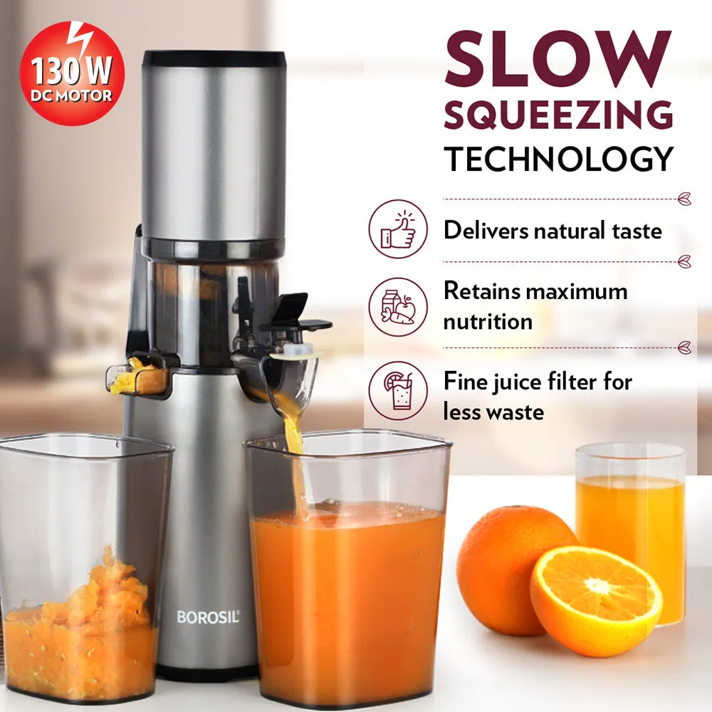 Borosil Smart Juice Slow Juicer