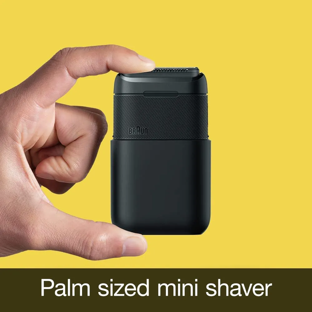 Braun M1012 Wet & Dry Pocket Shaver, Rechargeable