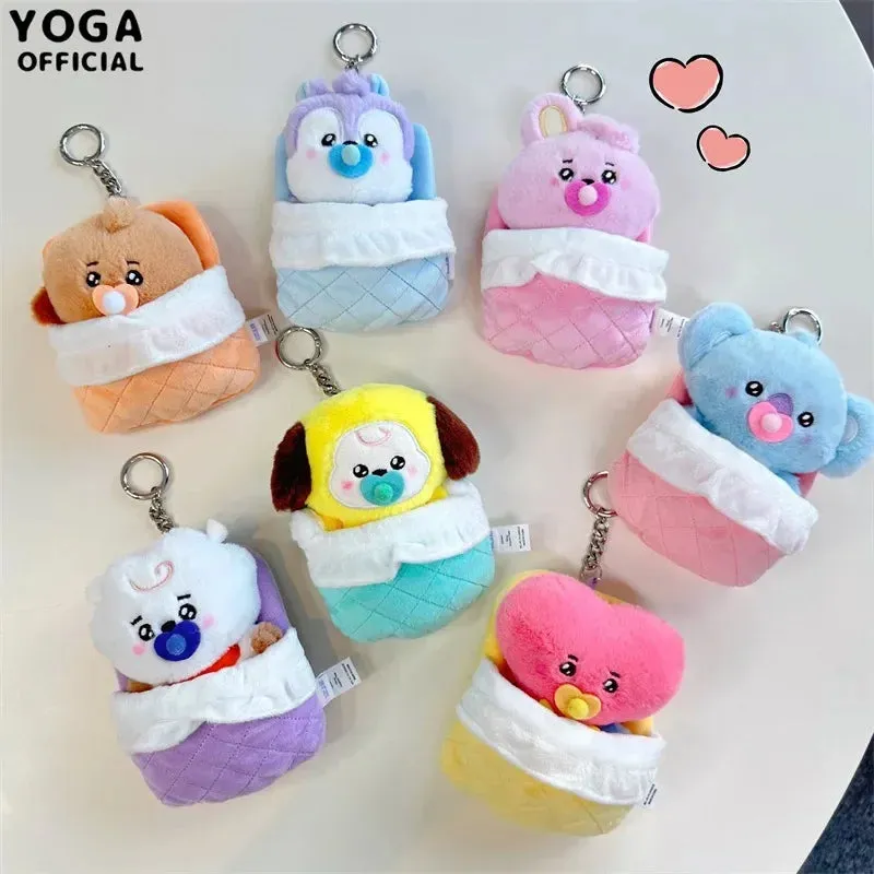 BTS BT21 Plush Doll Keychain Gift